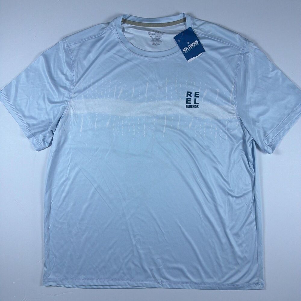 Reel Legends Shirt Mens XL Offshore Slam Fish Graphic REEL-TEC UPF 50 T-Shirt